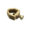 Corrosion-resistant heavy-duty earth rod clamp for lightning protection