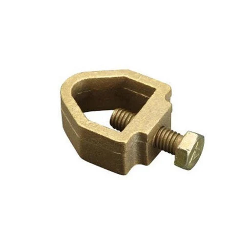 Corrosion-resistant heavy-duty earth rod clamp for lightning protection