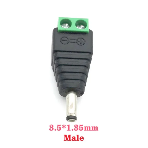 kf-H70c9667160dc40b3ac8fcf1497339456U Male Female DC Power Plug Connector 2.1mm x 5.5mm 2.5mm x 5.5mm 1.35mm x 3.5mm Needn't Welding DC Plug Adapter 12V 24V For CCTV