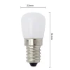 3W 6W E14 LED Refrigerator LED lighting mini bulb AC220V Bright indoor lamp for Fridge Freezer Crystal chandeliers Lighting