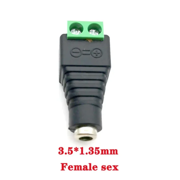 kf-Hd0dcaa9a31c04a1b8bb845614e51f778L Male Female DC Power Plug Connector 2.1mm x 5.5mm 2.5mm x 5.5mm 1.35mm x 3.5mm Needn't Welding DC Plug Adapter 12V 24V For CCTV