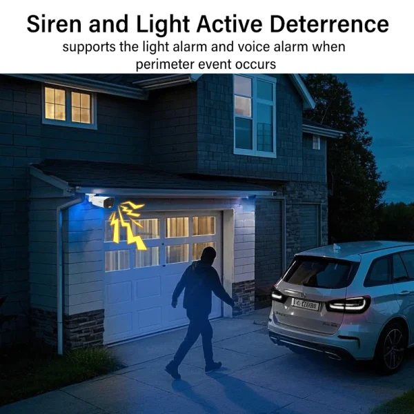 Dahua Xinghan WizColor 4K Ai Camera 2.7-12mm Motorized Zoom TiOC Smart Siren&Light Alarm SMD 4.0 Acupick 8MP HDW3849H-ZAS-PV-PRO