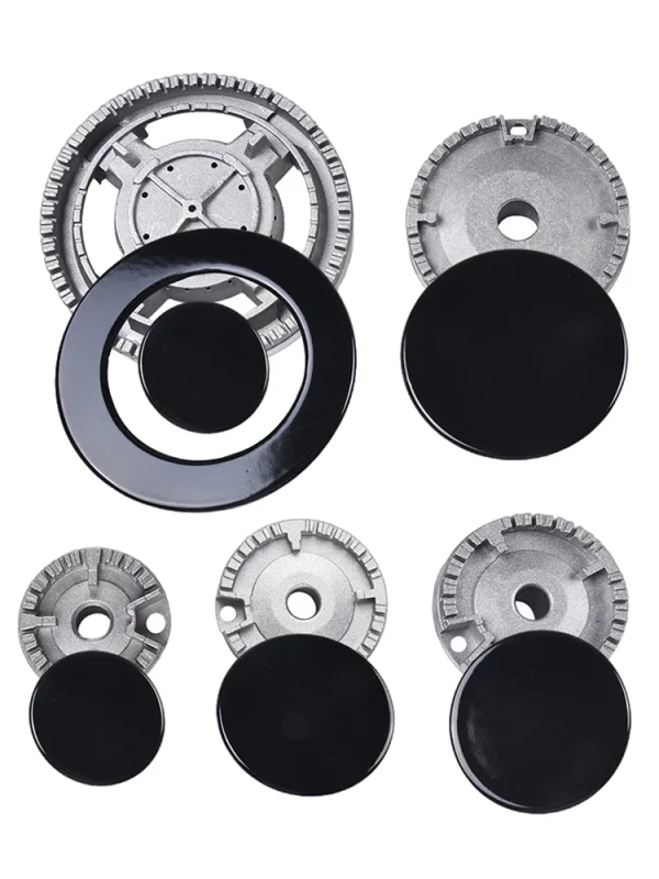 Cooker Hat Set Oven Gas Hob Burner Crown Flame Cap For Kitchen For SABAF Stove Handles Lid Kit For Gas Stove Burners