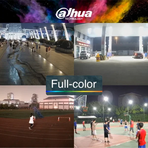 Dahua 4MP 8MP Full Color Bullet Camera With IR Warm Light Mic H.265+ Smart Human & Vehicle Detection HFW2449S-S-IL HFW2849S-S-IL