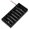 kf-S45932937006445d5a6a0e83085689c81e New Plastic 8 X 1.5V AA 2A CELL Battery Holder Storage Box standard 12V Case With Lead Wire