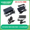 12V 24V 36V 48V60v 3 Series 6 Series 7 Series 10 Series 13 String 16s 18650 Lithium Battery Charger 12.6V 29.4V DC 5.5*2.1mm
