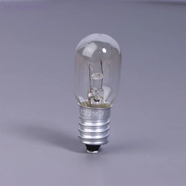 2Pcs E14 15W High Temperature Resistant Refrigerator Bulb Microwave Oven Replacement Light Toaster/Steam Bulb Light