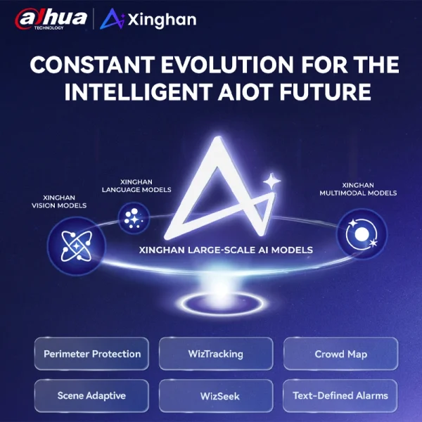 Dahua Xinghan WizColor 4K Ai Camera 2.7-12mm Motorized Zoom TiOC Smart Siren&Light Alarm SMD 4.0 Acupick 8MP HDW3849H-ZAS-PV-PRO