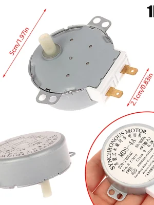 kf-S8785c6f3a8404af59f9afa60318de9b1r 1PC MDS-4A 220V Micro Turntable Synchronous Tray Motor Microwave Oven Accessories Core Coupling Clutch