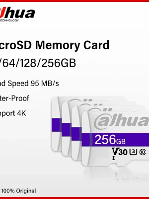 kf-Sa22d74c36d1d486eb889927f11bc444fL Dahua Original 32/64/128/256GB MicroSD Memory Card 95 MB/s TF High Speed Card For IP Camera VTO VTH Various Digital Products