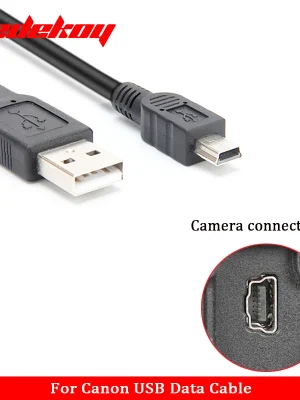 kf-Sa91cfb15c52544259bdac2efc8b74a772 Canon usb cable mini5p T-port USB Data Transfer Cable Cord Lead Wire For Canon EOS 1100D 1200D 2000D IFC-300PCU SX130 ZR950 USB