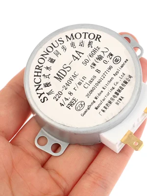 kf-Sad9f761a578a40a0b2185e614d625af6A MDS-4A AC220-240V 4/4.8RPM Micro Turntable Synchronous Tray Motor Microwave Oven Accessories Spares Parts Core Coupling Clutch