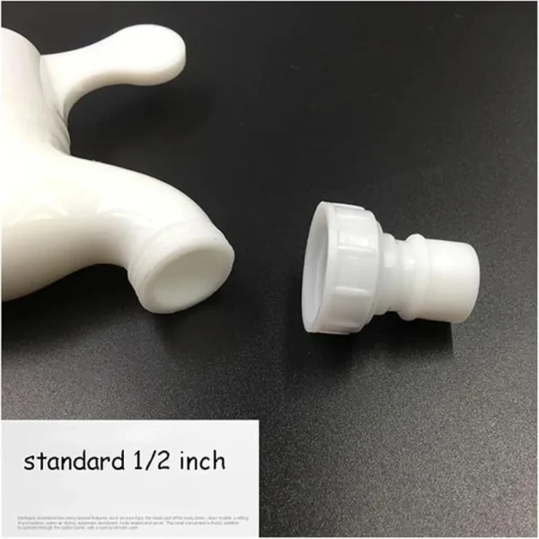 Garden Balcony Water Tap 1/2" Male Thread Wall Mount Washing Machine Faucet Plastic Water Hose Quick Connector