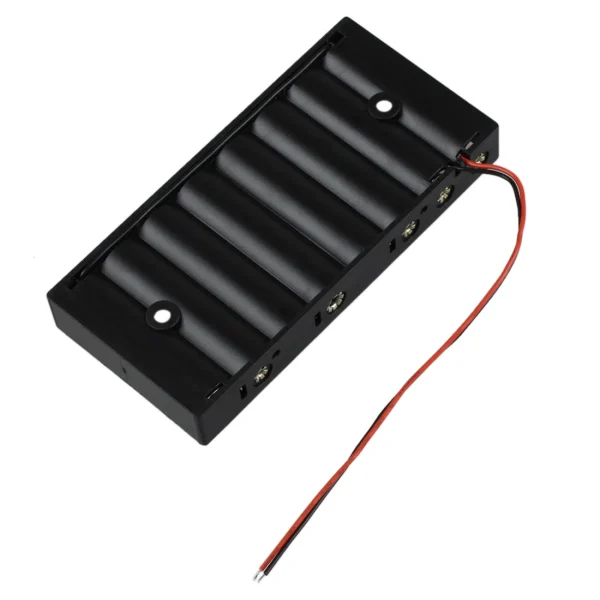 kf-Sdd592f1a7ed54327b65300fb4cdc2c653 New Plastic 8 X 1.5V AA 2A CELL Battery Holder Storage Box standard 12V Case With Lead Wire