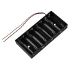 kf-Se74fba13da8e41c388e45de59f836126o New Plastic 8 X 1.5V AA 2A CELL Battery Holder Storage Box standard 12V Case With Lead Wire